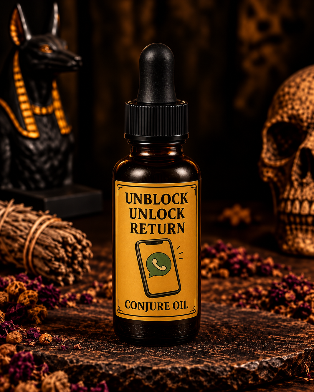 Unblock, Unlock, Return Candle | Contact Me Now Spell | Rootwork Conjure for Blocked Communication