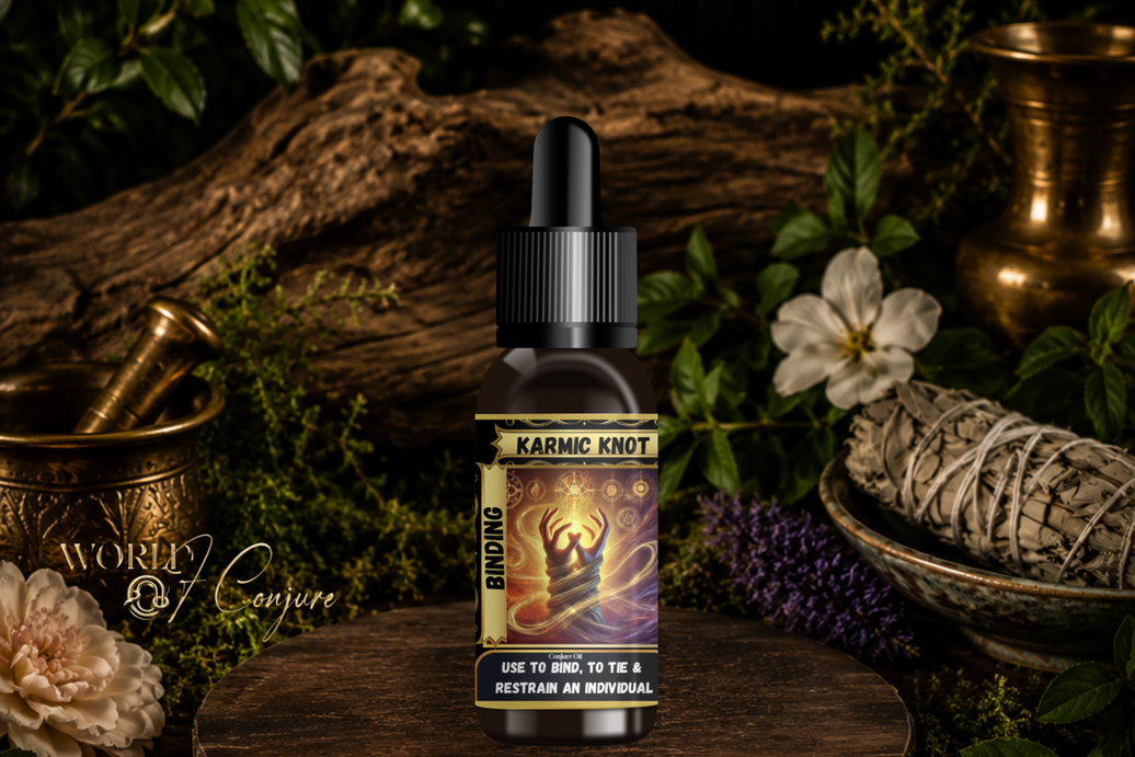 Karmic Knot Condition Oil | Binding, Tethering & Spiritual Restraint | Lock It Down for Good