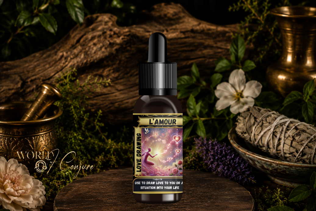 L'amour | Love Drawing Condition Oil | Attract New Love, Deepen Romance & Sweeten Connection