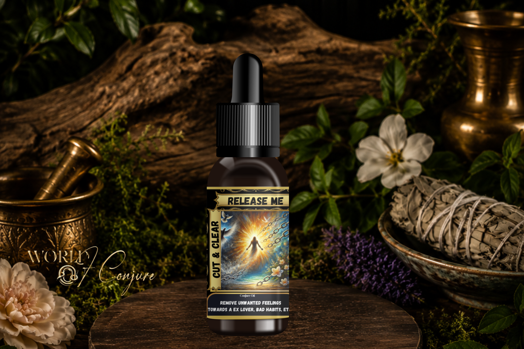Release Me Condition Oil | Cut & Clear Emotional Baggage | Let Go and Start Fresh and Heal from What No Longer Serves You