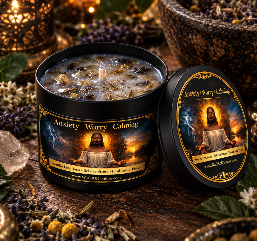 Anxiety | Worry | Calming Conjure Candle
