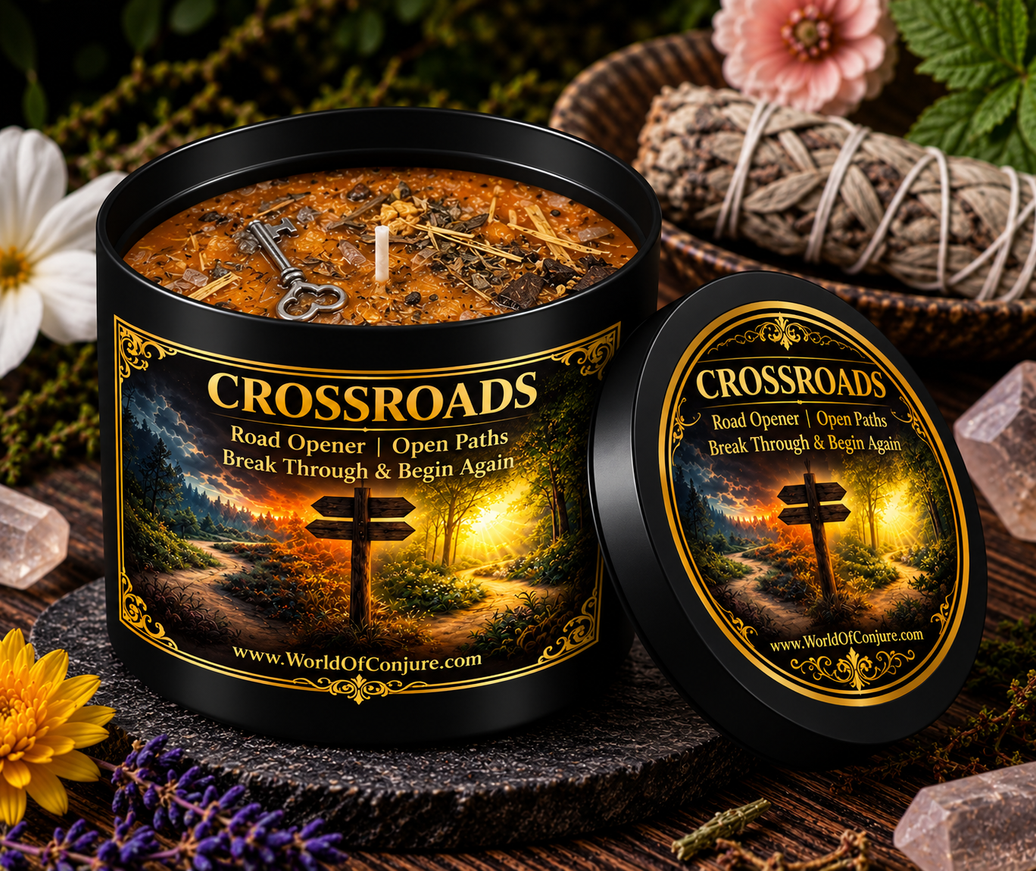 Crossroads | Road Opener | Open Paths | Break Through & Begin Again Fixed Spell Candle