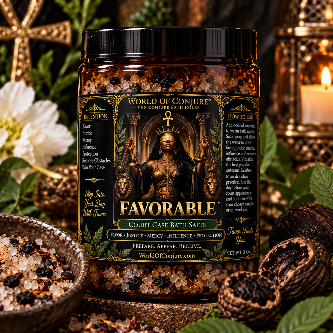 FAVORABLE™ Court Case Bath Salts | Favor • Justice • Mercy • Influence • Protection