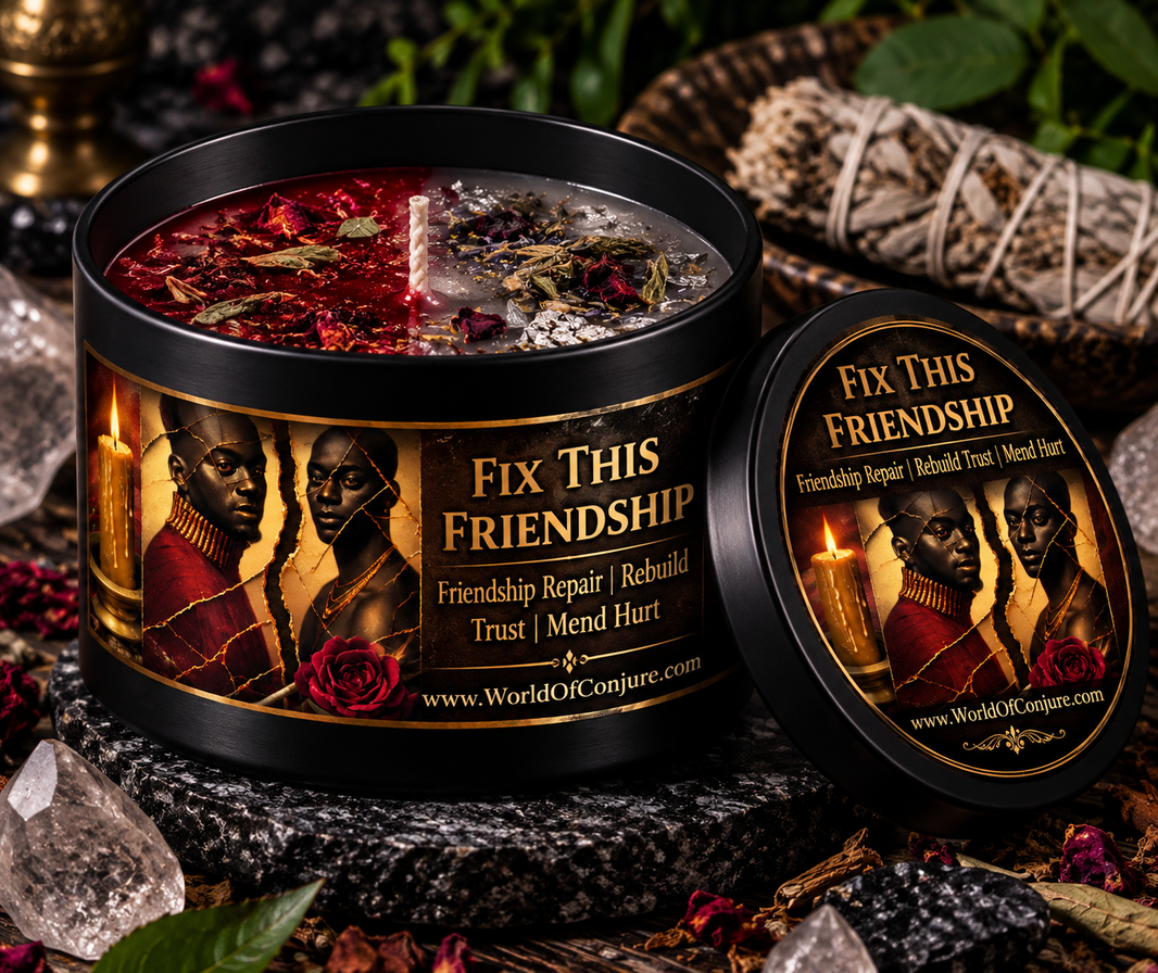Fix This Friendship | Friendship Repair | Rebuild Trust | Mend Hurt | – Rootwork Candle