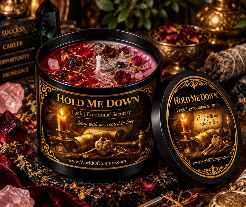 Hold Me Down | Lock | Emotional Security | Rootwork Candle