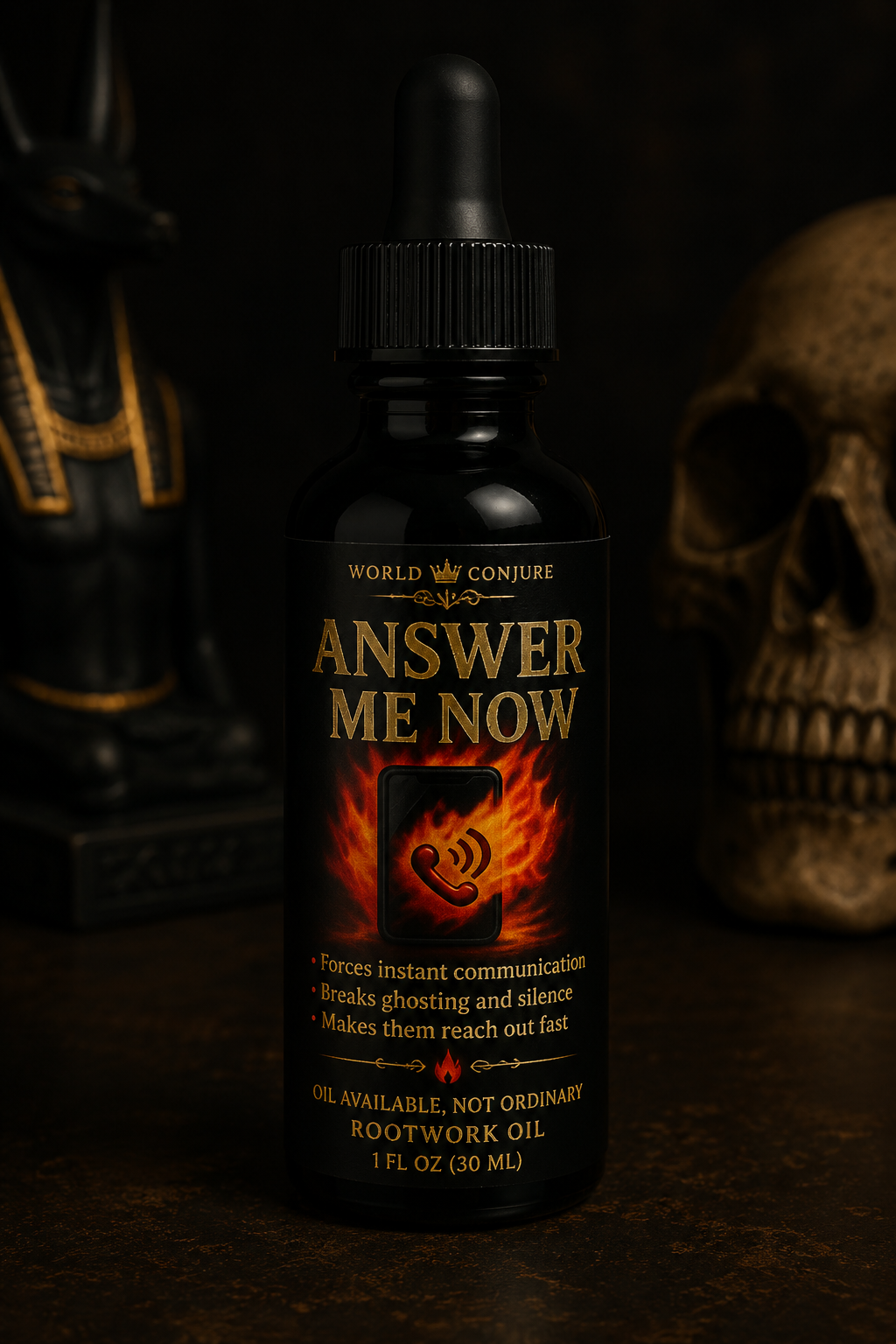 Answer Me Now | Communication • Fast Contact • Break Silence | Rootwork Oil