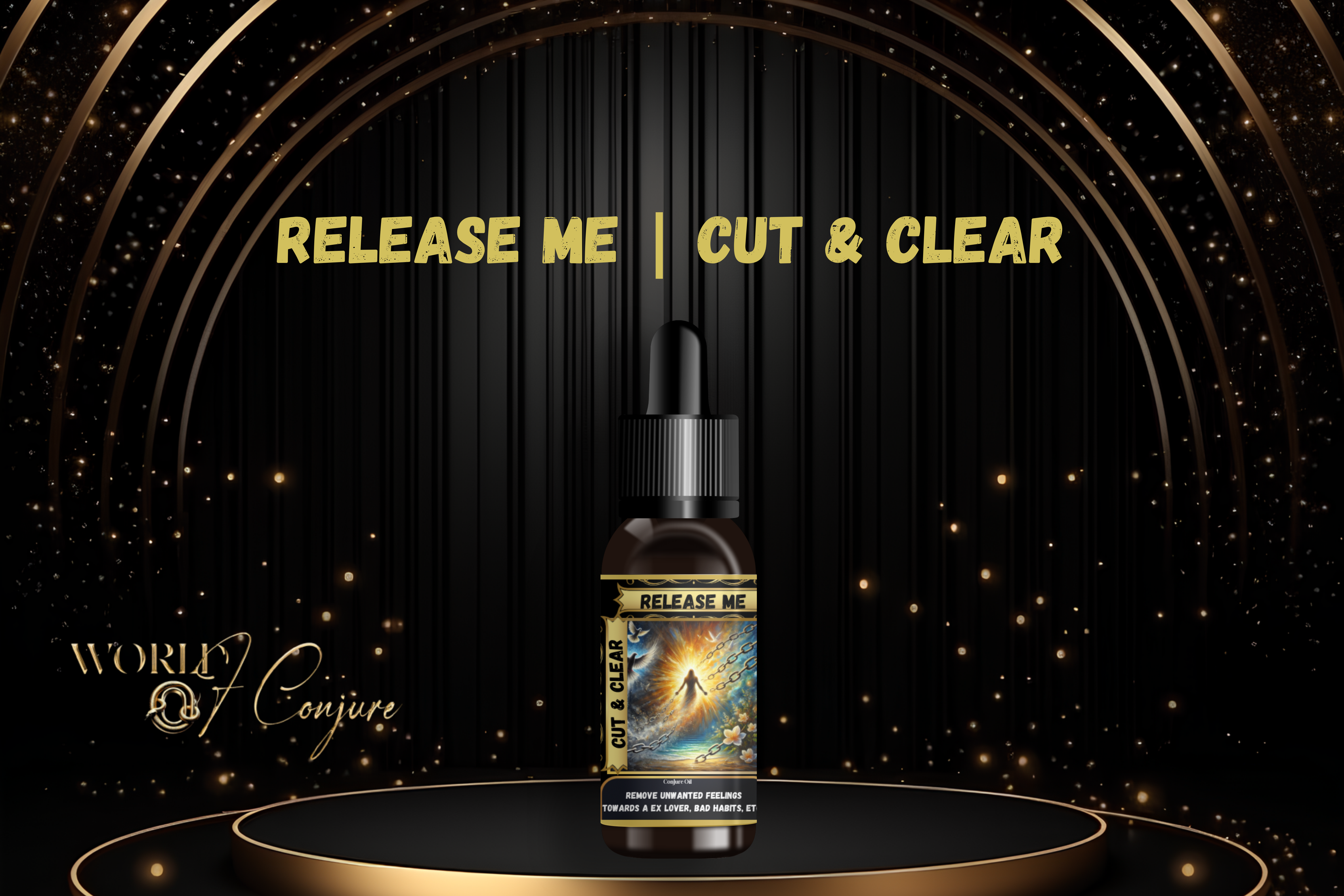 Release Me Condition Oil | Cut & Clear Emotional Baggage | Let Go and Start Fresh and Heal from What No Longer Serves You