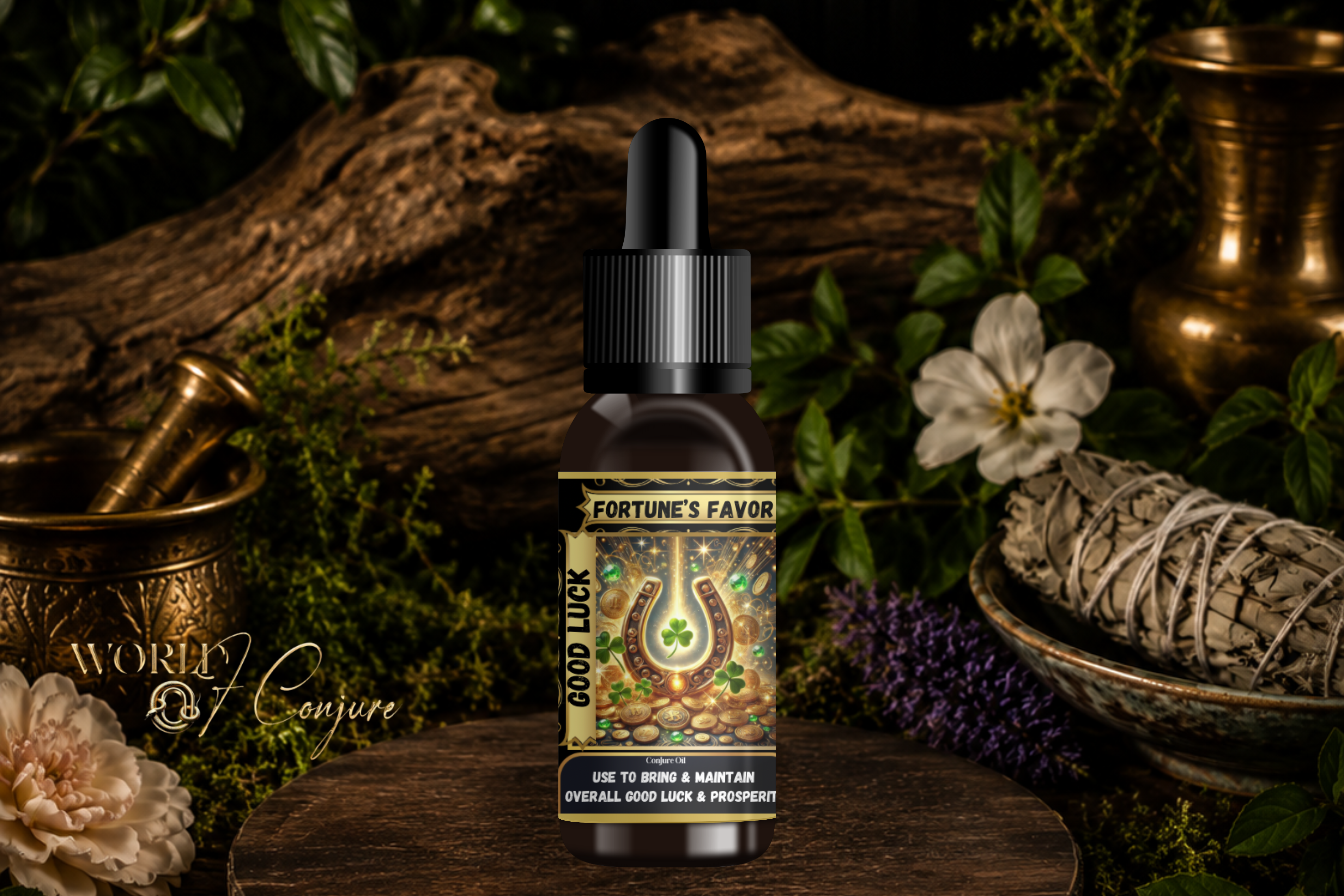 Aceite acondicionador para la buena suerte | Favor de la fortuna