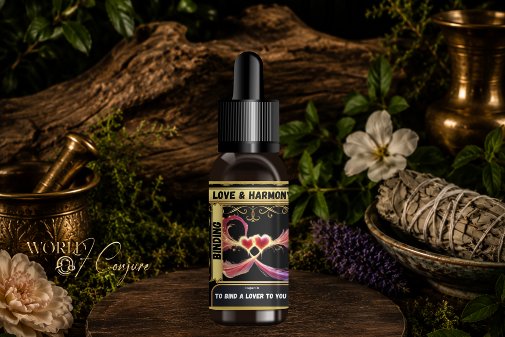 Love & Harmony Binding Condition Oil | Bind a Lover to You | Seal Devotion, Loyalty & Lasting Affection