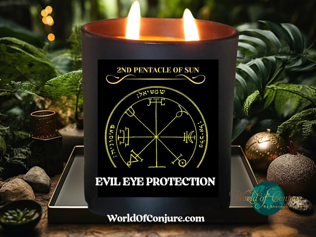 Evil Eye Protection |  2nd Pentacle of the Sun Conjure Candle Kit | King Solomon