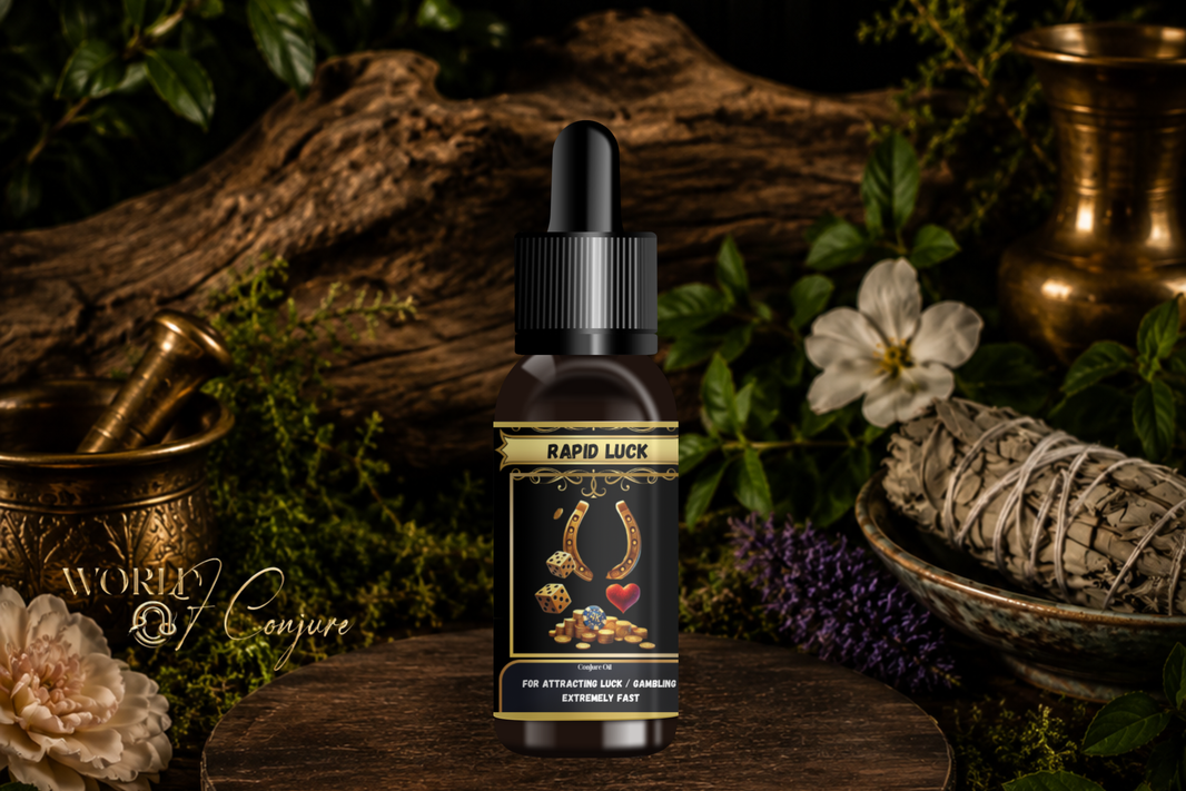 Rapid Luck Condition Oil | Attract Luck Fast, Win Quick, & Pull in Fast Fortune
