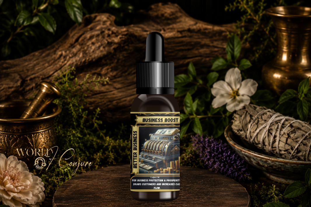 Business Boost Oil | Better Business | Attract Customers & Prosperity | Spiritual Success  Conjure Oil