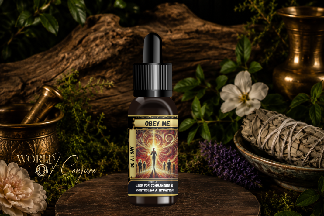 Obey Me Condition Oil | Take Control, Command Respect & Shift Power in Your Favor