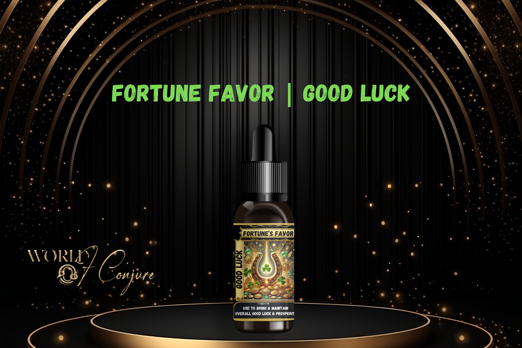 Fortune’s Favor | Good Luck, Favor & Spiritual Blessings | Open Roads of Opportunity Condition Oil
