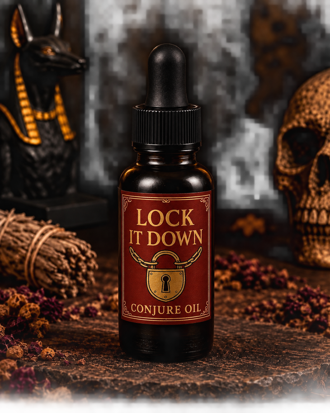Lock It Down Candle & Oil Duo for Commitment & Spiritual Binding | Hold What’s Yours