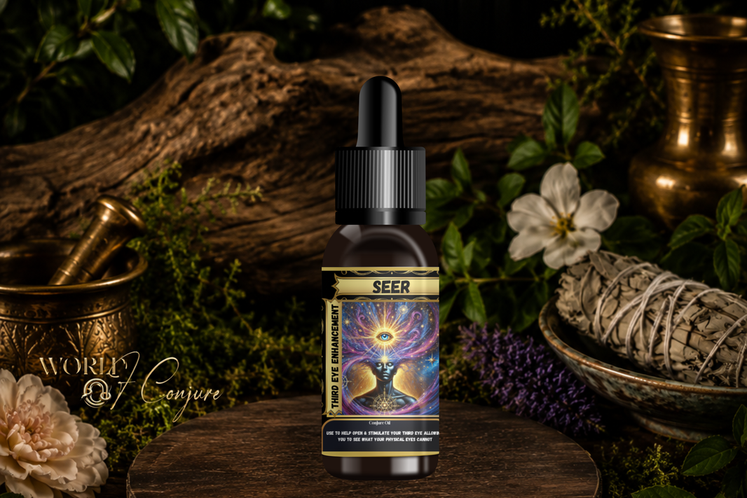 Seer Condition Oil | Psychic Vision, Intuition & Third Eye Awakening