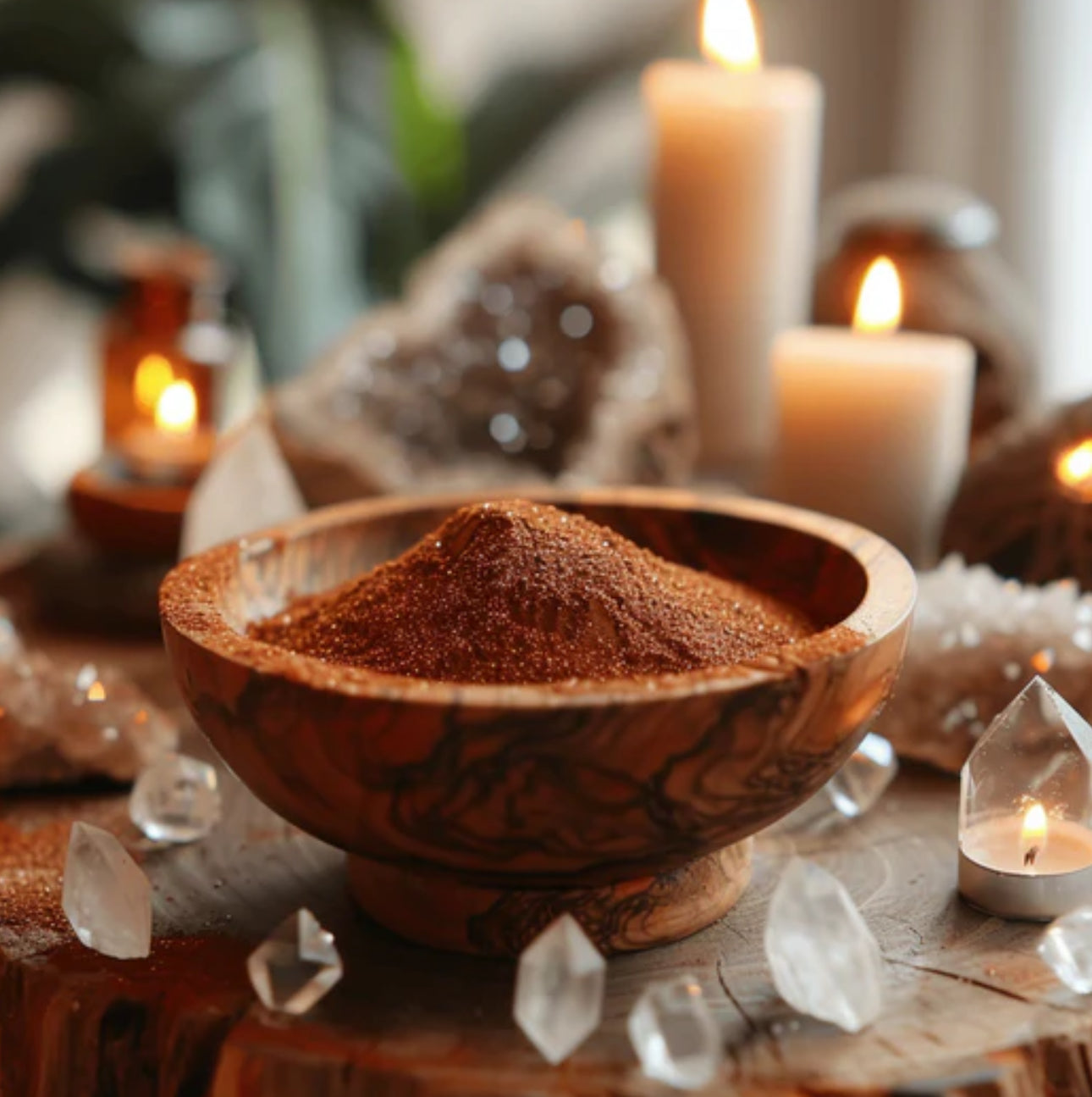 Polvo de ladrillo rojo, desciframiento, eliminación de maldiciones y maleficios, rituales de protección, hoodoo, vudú, Nueva Orleans, magia popular
