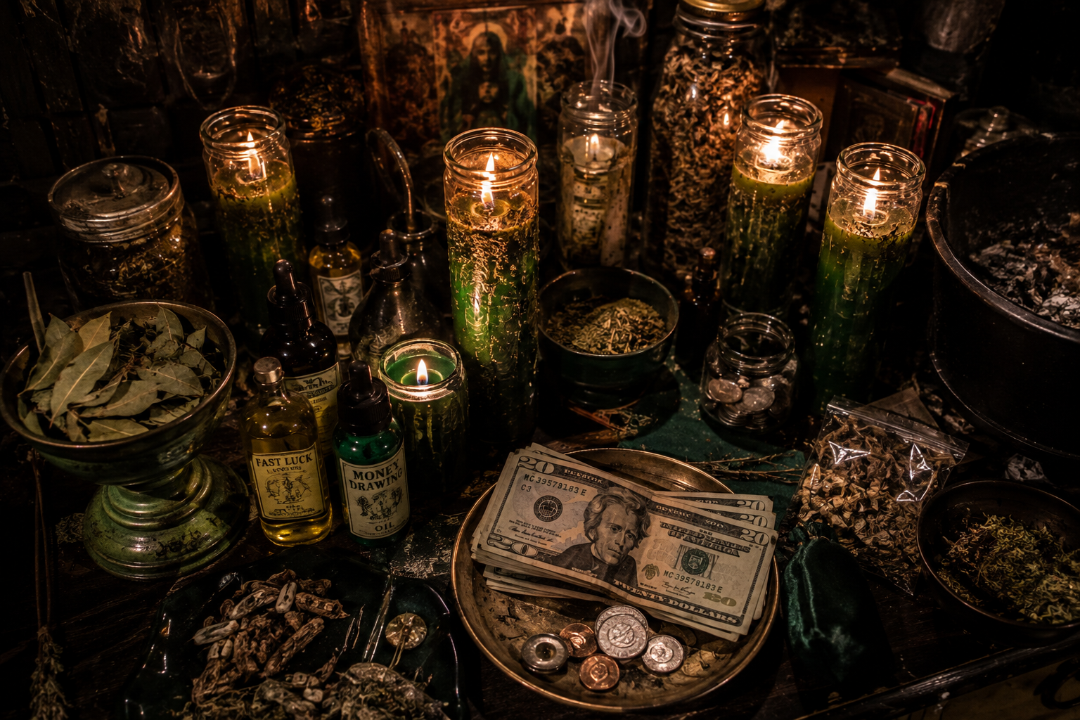 Money Drawing Altar Work
