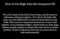 High John the Conqueror Condition Oil | Power, Victory & Unstoppable Strength | Rise, Rule & Overcome