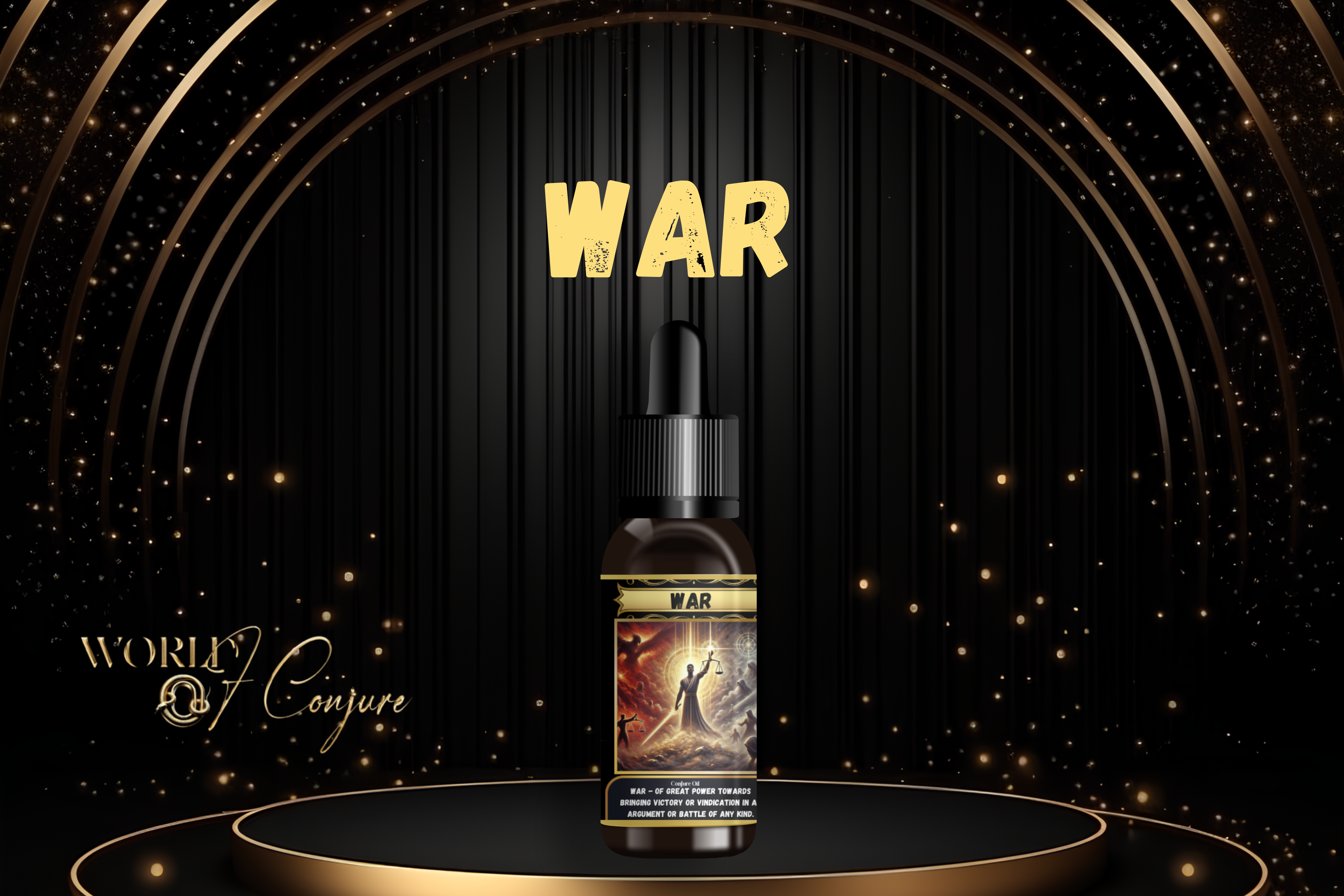War | Victory in Disputes Condition Oil | Made for Battle. Built for Victory.
