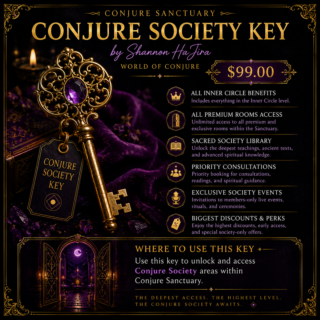 Conjure Society Key