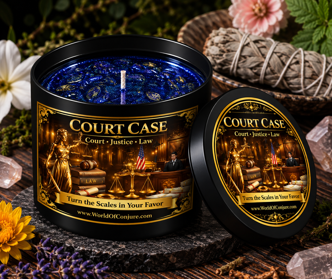 Court Case | Court |Justice | Law | Turn the Scales in Your Favor Fixed Spell Candle