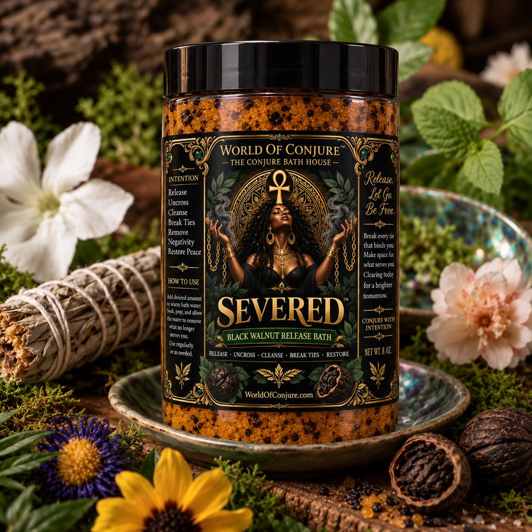 SEVERED™ Black Walnut Release Bath | Uncrossing • Release • Break Ties • Spiritual Cleansing Bath