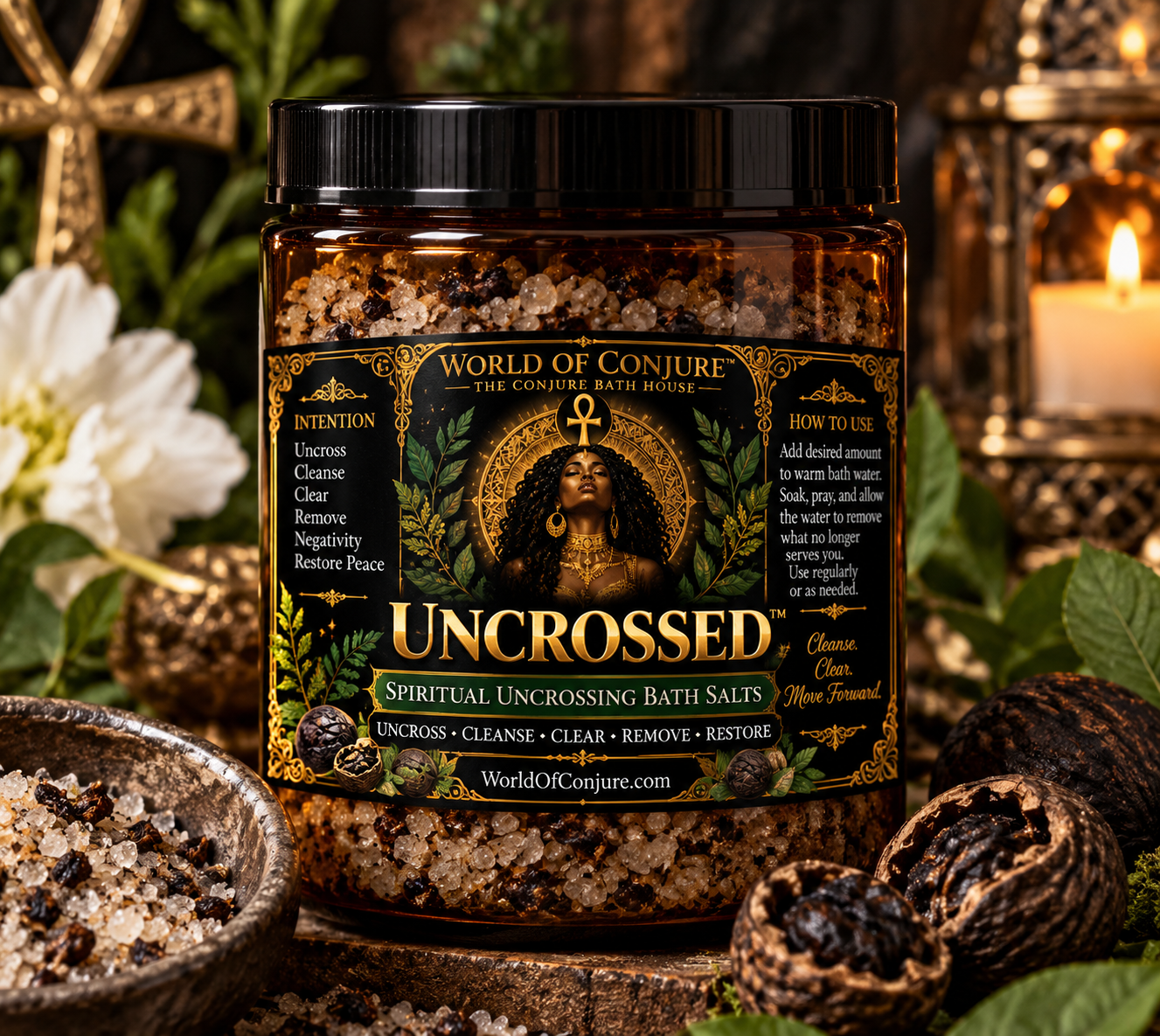 UNCROSSED™ Spiritual Uncrossing Bath Salts | Cleanse • Clear • Remove • Restore