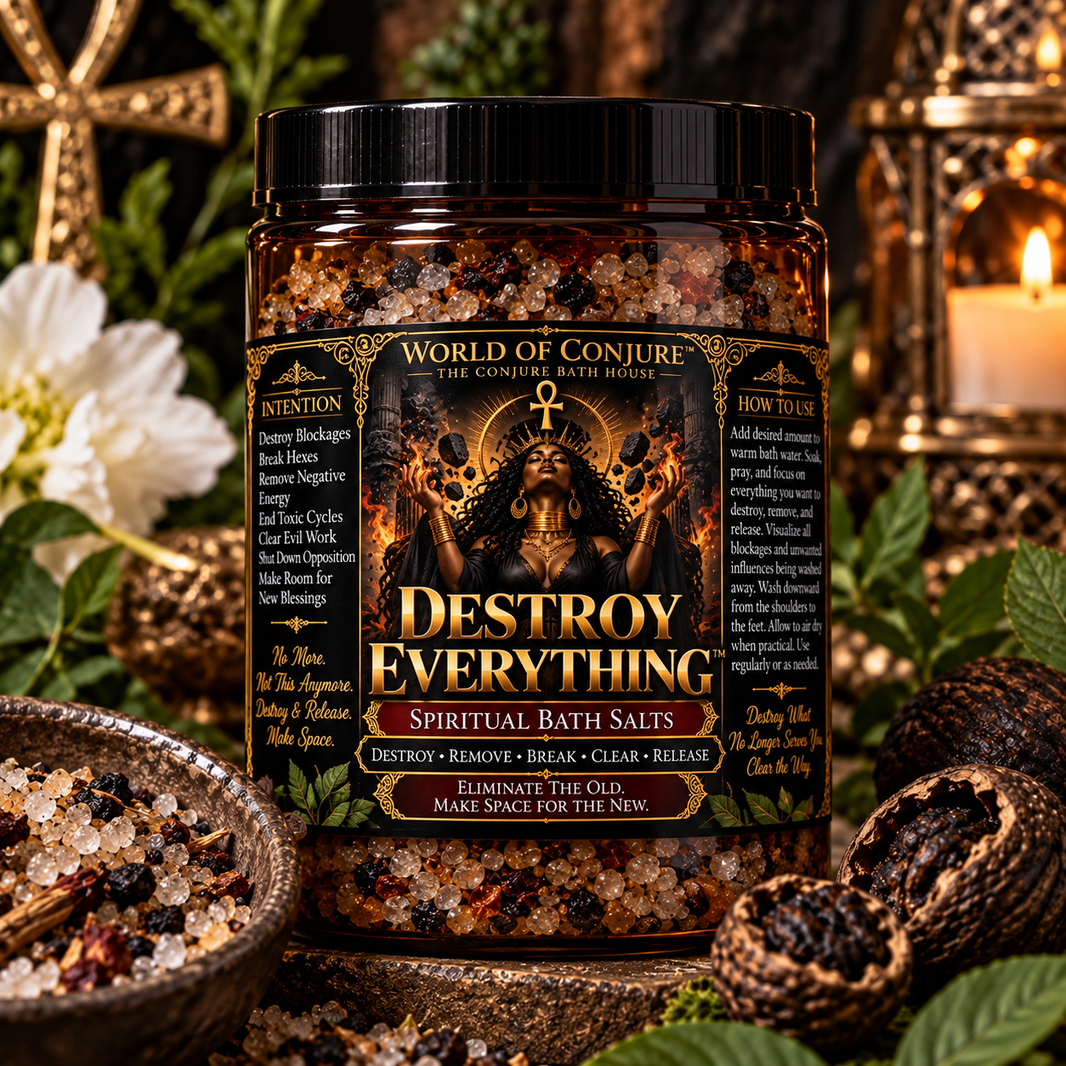 Destroy Everything™ Spiritual Bath Salts | Break Blockages • Remove Negativity • End Toxic Cycles