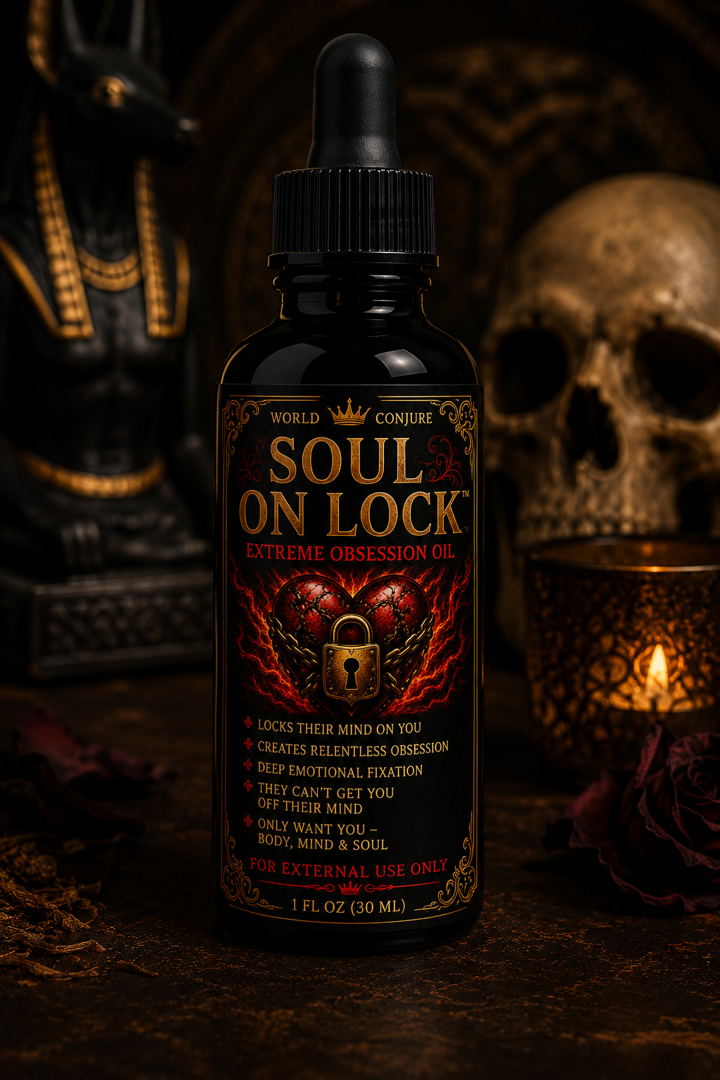 Soul On Lock | Extreme Obsession • Consuming Thoughts • Emotional Fixation | Rootwork Oil