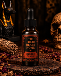 Tie Their Heart Home | Lover Return, Binding |  Rooted Flame Ritual Candle & Oil Duo